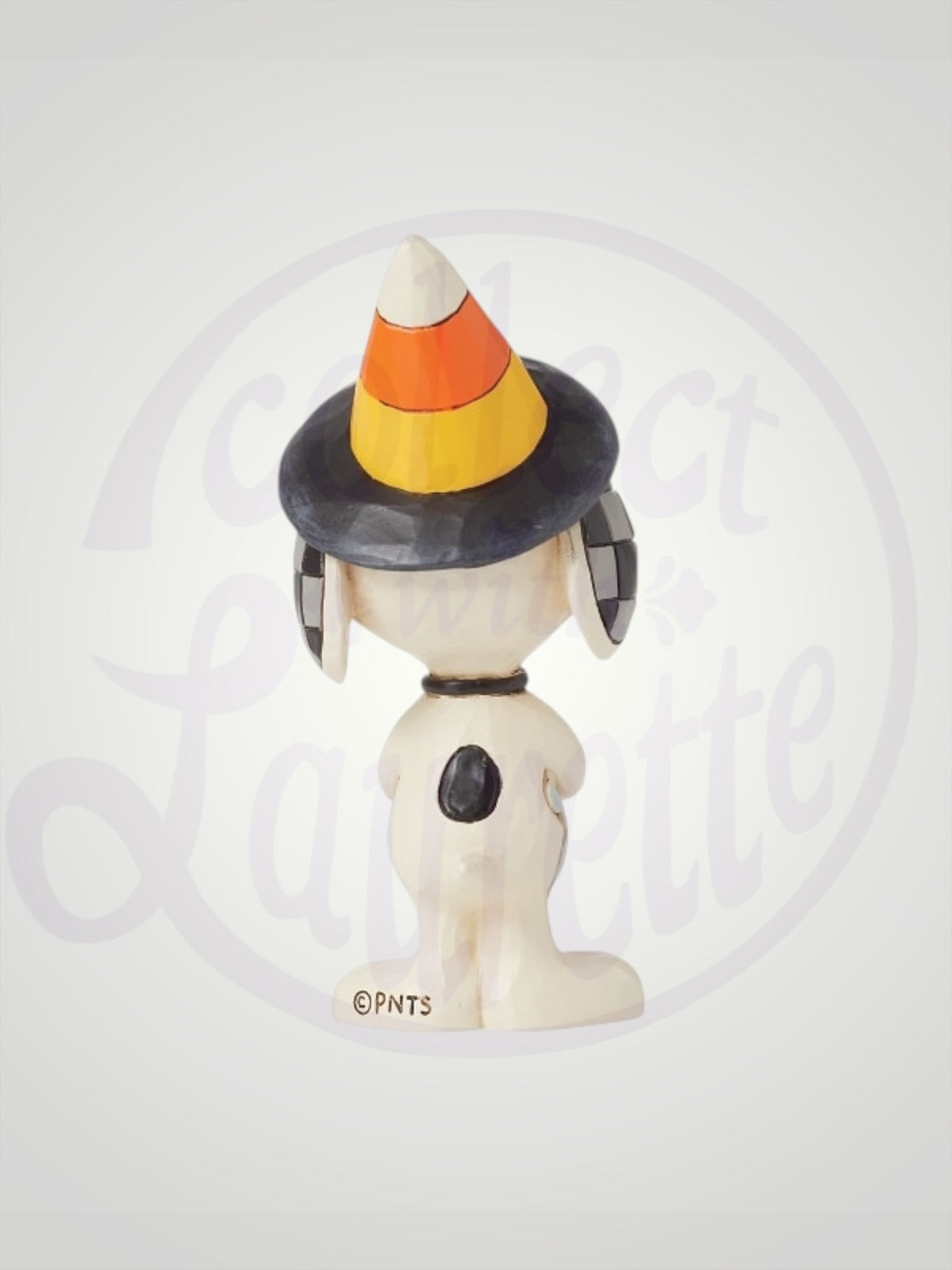 Jim Shore Peanuts - Snoopy Candy Corn Hat Halloween Mini Figurine